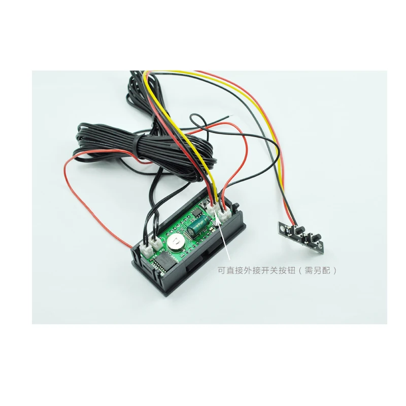 0 56 &quotцифровой вольтметр 5 ~ 60 в температурные часы DIY для автоматического