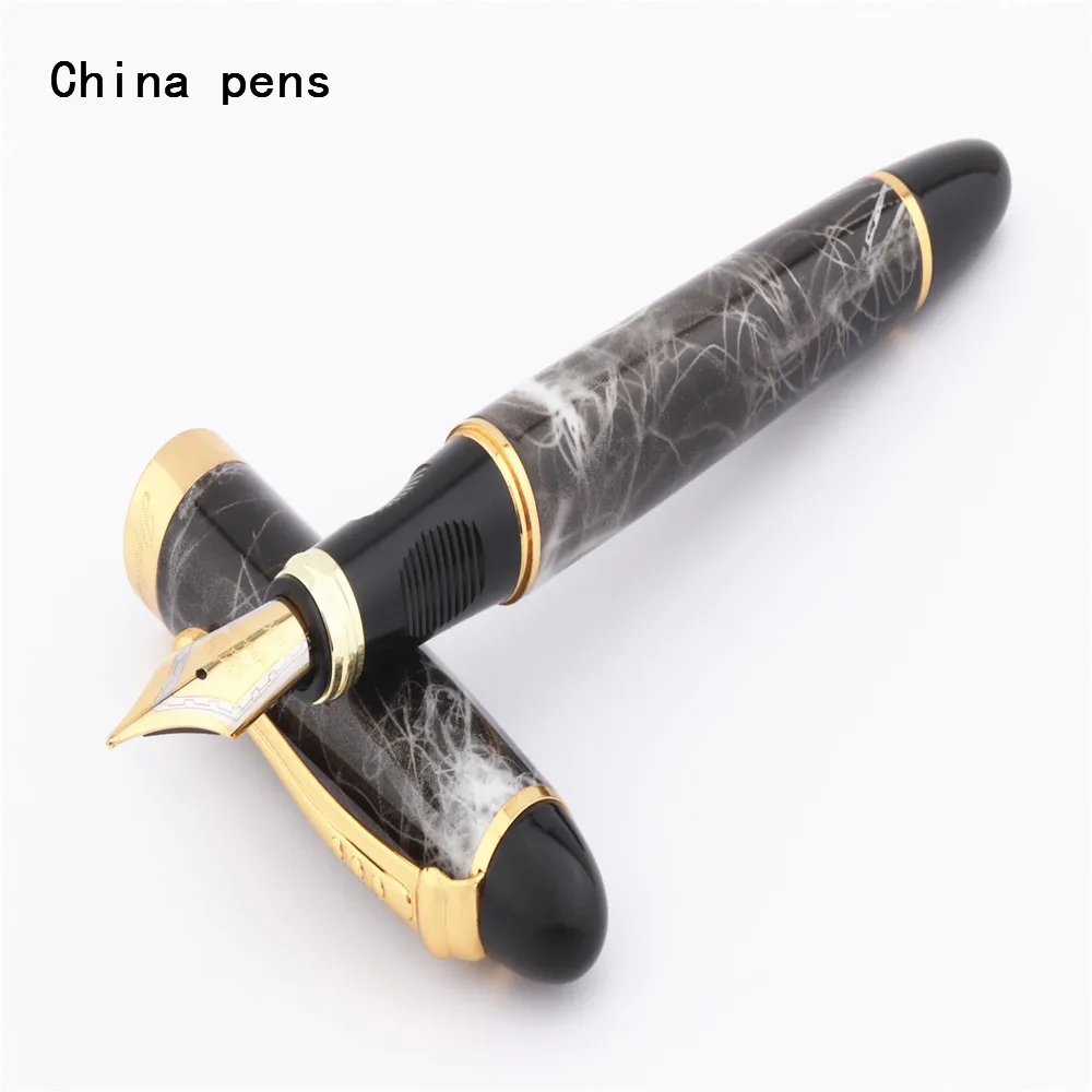 Роскошное Качество Jinhao X450 Бизнес Офис 18KGP перьевая ручка Новые канцелярские принадлежности Школьные принадлежности