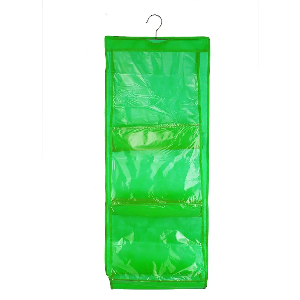 90 x 30 cm Green Органайзер рюкзак сумка для хранения сумки подвесная сумка для хранения обуви высокие товары для дома 6 карманная вешалка для шкафа вешалки - Цвет: 90 x 30 cm Green