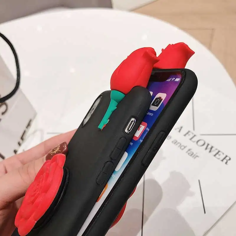 Мягкий силиконовый чехол для телефона Boucho iphone XS MAX XR X Матовые чехлы 7 8 6 S Plus 3D с