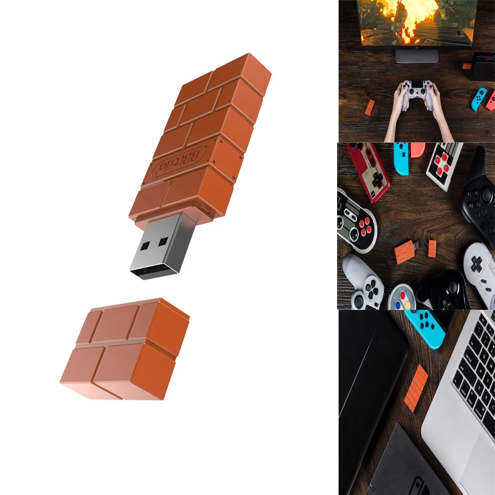Для 8bitdo USB Беспроводной адаптер геймпад приемник для Windows /Mac OS/Raspberry Pi Nintendo Switch NS