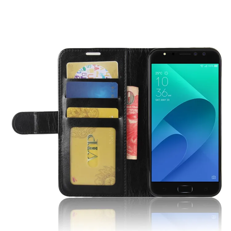 Мода кожаный чехол для Asus Zenfone 4 селфи Pro Zd552kl кейс Роскошный кошелек флип чехлы