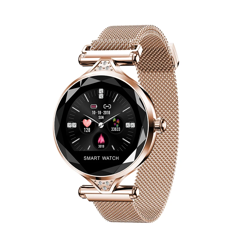 

2019 H1 Luxury Smart Watch Women Bracelet IP67 Waterproof Blood Pressure Heart Rate Monitor Health Smartwatch reloj Bracelet