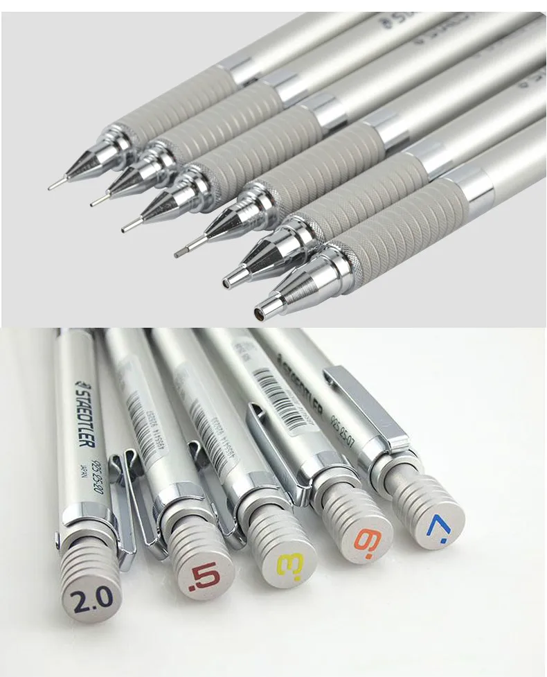 Staedtler механический карандаш 0,3 мм/0,5 мм/0,7 мм/0,9 мм/1,3 мм/2,0 мм карандаш написание картины Lapices механический карандаш студент Lapics