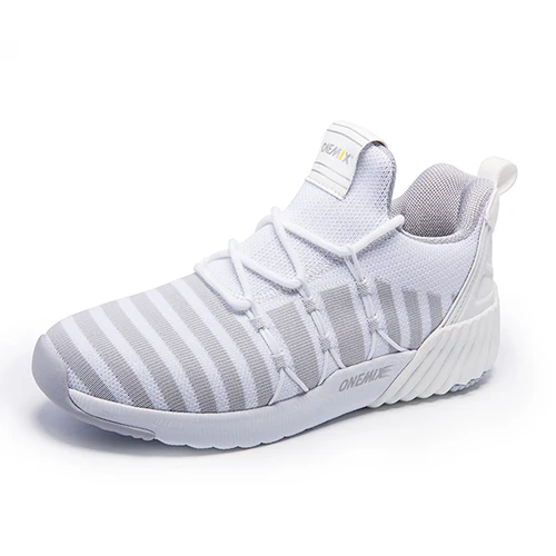 White Silver W ONEMIX, мужские кроссовки, дышащие, для мальчиков, тканые, спортивные кроссовки,, унисекс, обувь, увеличивающая рост, Женские беговые кроссовки, 1198 - Цвет: White Silver W