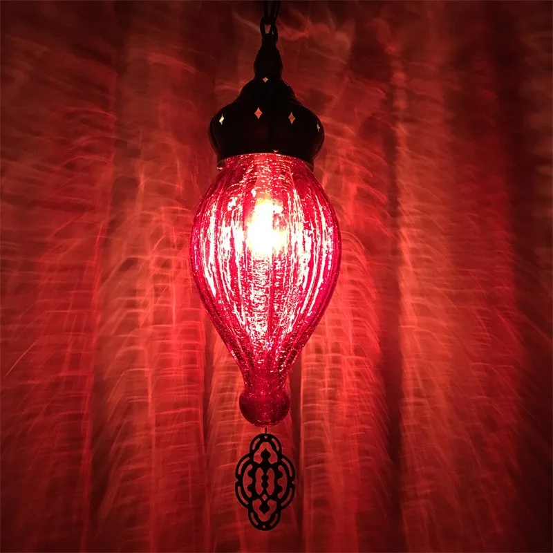 Марокканский турецкий стиль ретро винтажный подвесной светильник E27 основание