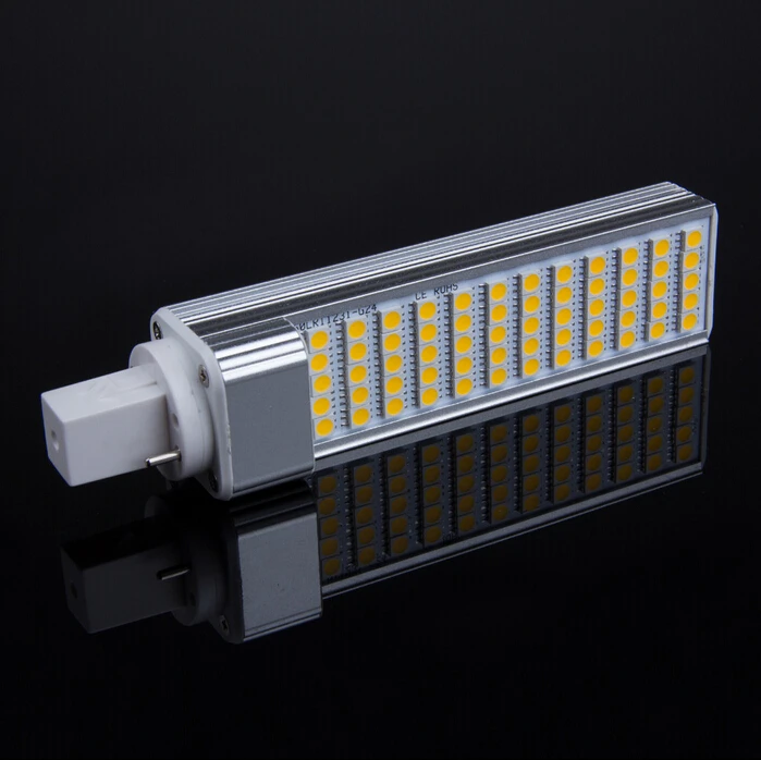

LED Light SMD5050 52leds 12W G24 LED PL Lamp AC85-265V Warm White/Cold White 180degree Horizontal Plug E27 G24 LED Light