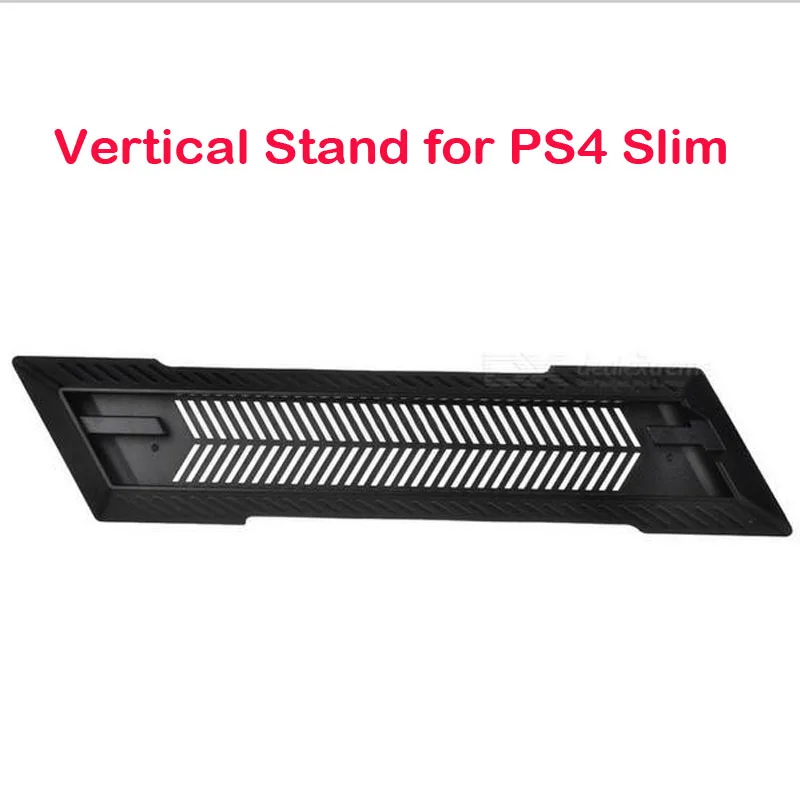 Vertical Stand Dock Cooling Mount Bracket Non-Slip Secure Base for Sony Playstation 4 PS4 Slim Game Console Host Cradle Holder