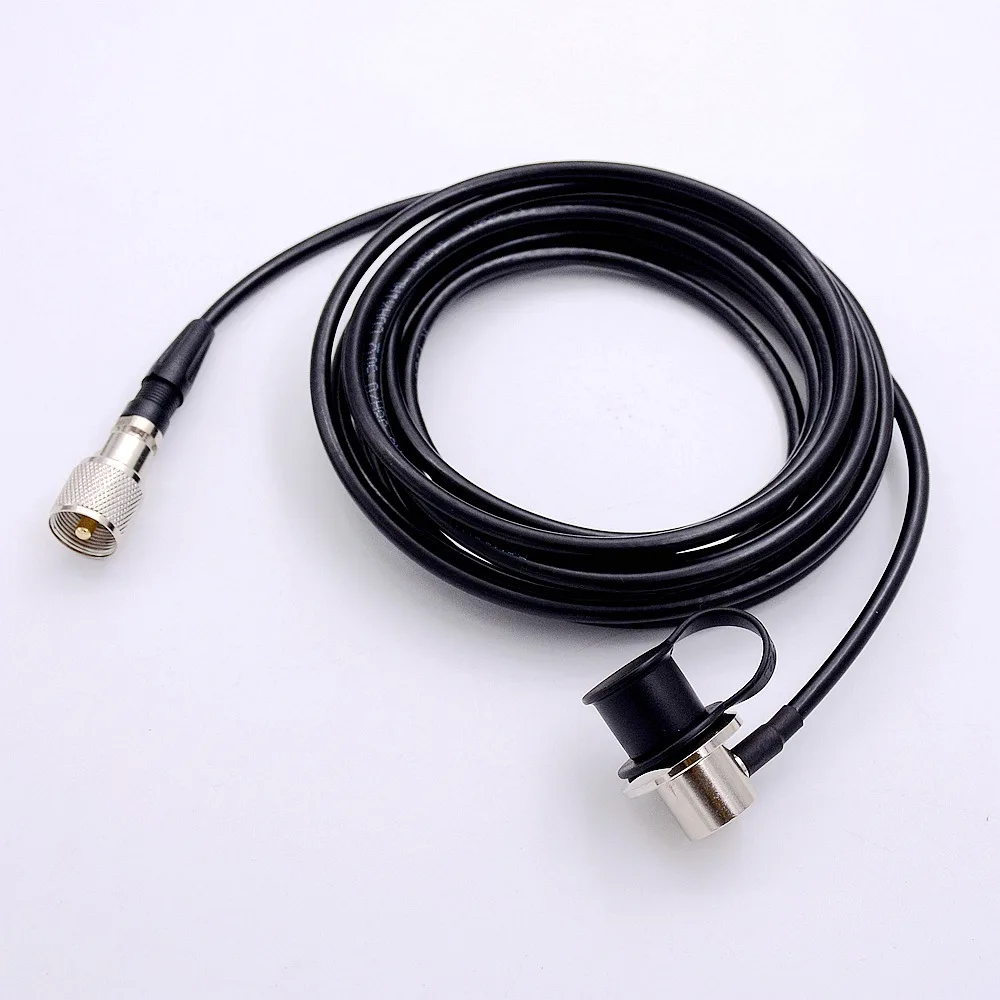 Back Cable Нагоя RC-ECH-316 антенный кабель 5 м RG-316 крышка удлинитель коаксиальный кабель для Yaesu Icom Kenwood, мобильное радио антенный кабель - Цвет: Back Cable