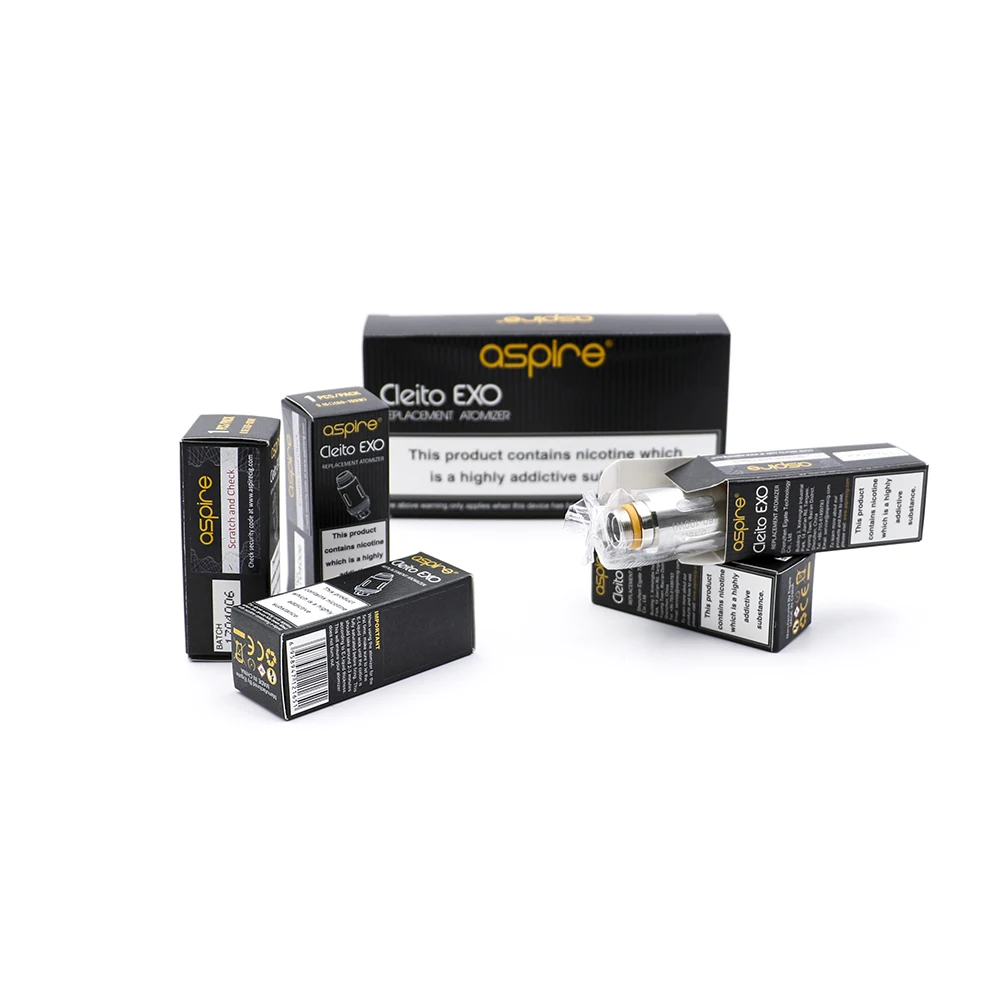 10 штук упак. оригинальная запасная катушка для бака Aspire Cleito EXO 0 16 Ом обеспечивает