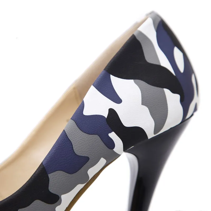 2017 New Vogue Round Toe Platform Ultra Fetish High Heels Woman Shoes Nightclub Sexy Pumps Night club Dress Zapatos mujer | Обувь