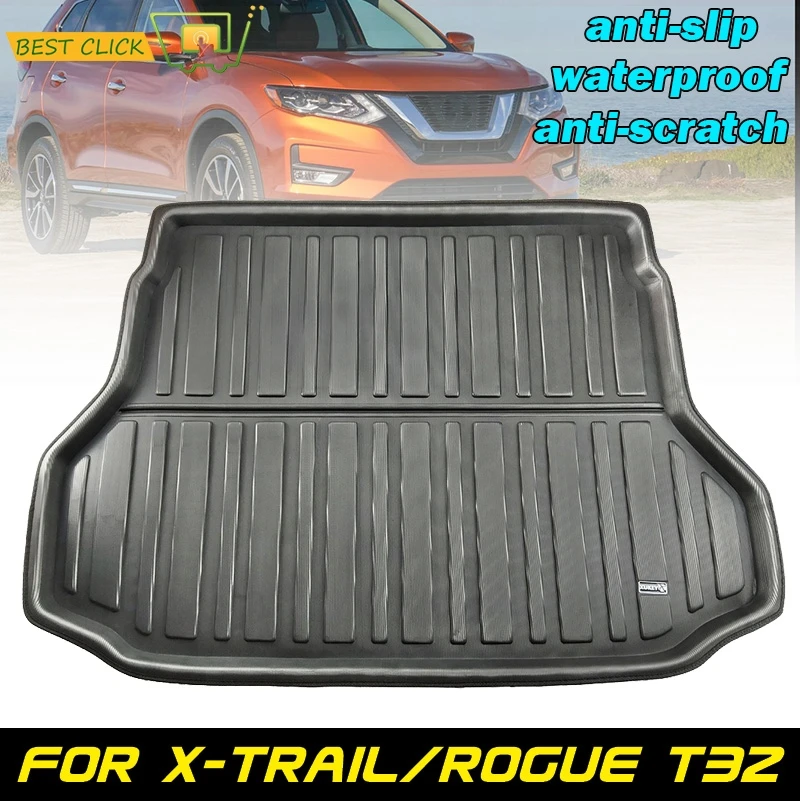 Для Nissan X-Trail Rogue XTrail T32- задний багажник багажника коврик лоток напольный ковер водонепроницаемый