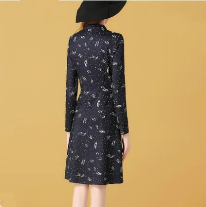 Модные осенне зимние платья с длинными рукавами Vestidos De Mujer Tallas Grandes Платье