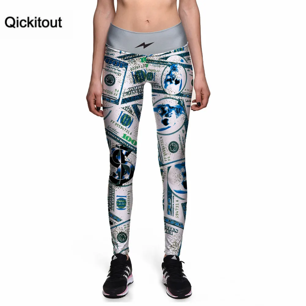 Qickitout леггинсы 2016 горячие сексуальные женские новый стиль Новые Фитнес Леггинсы
