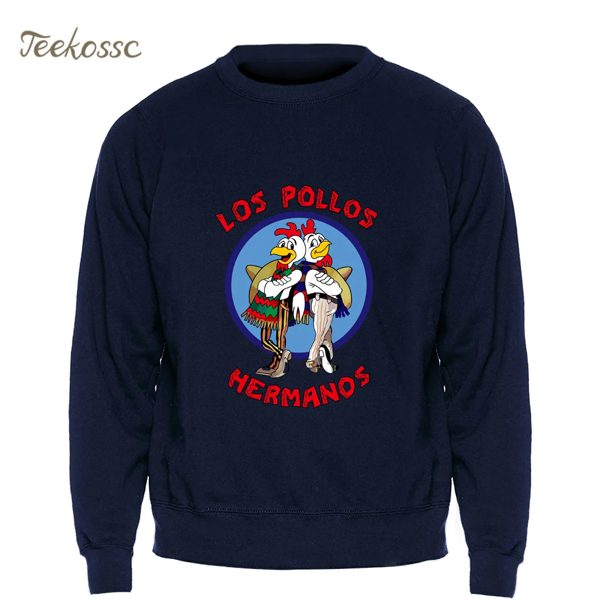 Breaking Bad Толстовка Мужская LOS POLLOS Hermanos Толстовка белые толстовки зима осень флис теплый куриные братья спортивная одежда