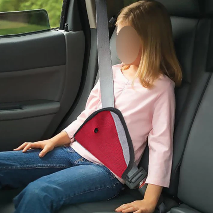 Красный автомобильный чехол для безопасности детей плечевой ремень