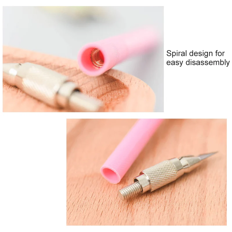 Hobby knife DIY Набор ножей для резьбы, резиновый штамп, ручные инструменты, 1 шт., офисные школьные принадлежности с лезвиями для скальпеля, универсальный нож