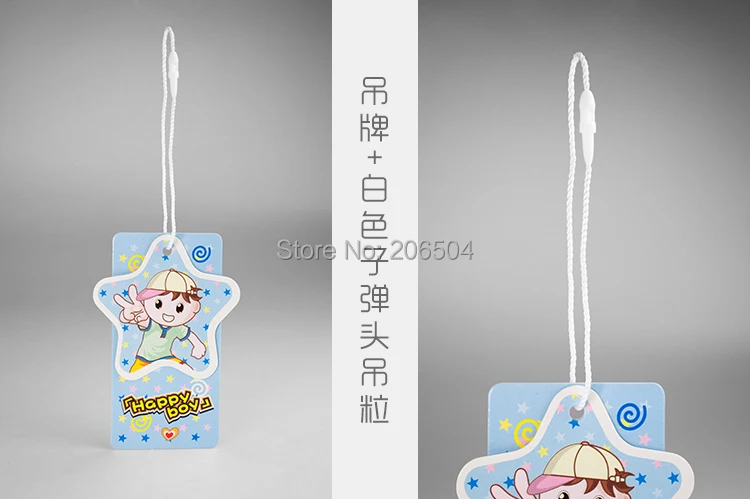 Детская одежда Высокое качество бирка для подвешивания Этикетка сумки