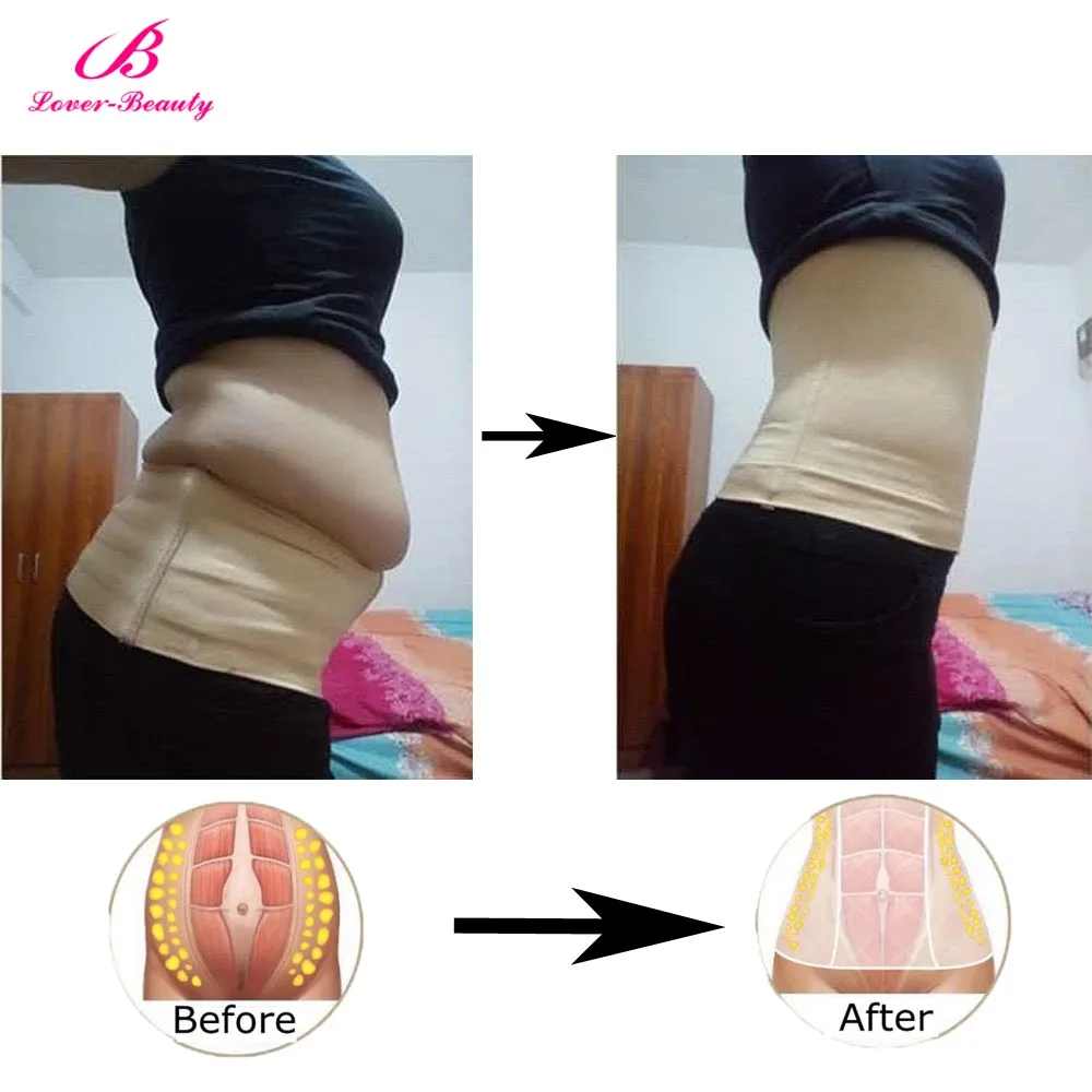 Lover Beauty Waist Trainer Corset Weight Loss Postpartum Belly Body Shaper Seamless Hip Women Shapewear Girdle Slimming Belt A
