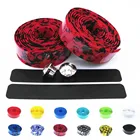 Лента на руль велосипеда Нескользящая впитывающая пот цветная ручка для велоспорта