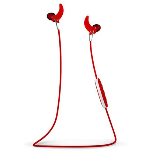 Red Беспроводные наушники-вкладыши с Bluetooth, наушники-вкладыши, гарнитура HiFi, 8 часов воспроизведения для iPhone Android - Цвет: Red