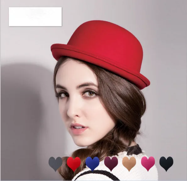 Новинка 2017 весенне осенняя симпатичная Женская кепка винтажная фетровая шляпа с