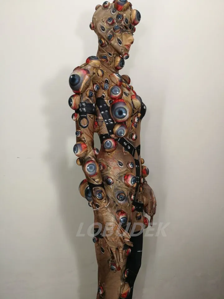 Специальный костюм для ночного клуба на Хэллоуин мужчин и женщин новинка