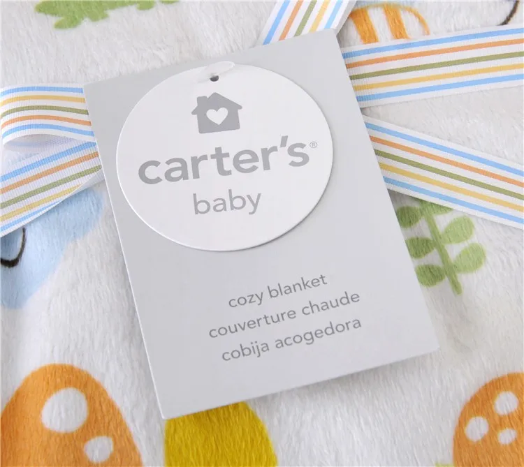 Мода carters Европа детские кролик сова автомобиль цветочный узор одеяло мультфильм держать кондиционер колено одеяло