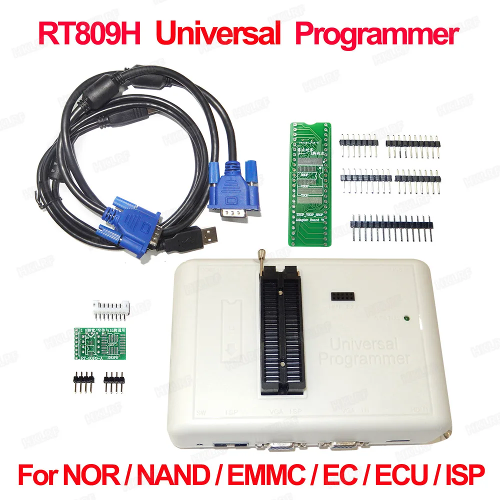 100% оригинальный новый RT809H универсальный программатор EMMC Nand FLASH USB + 44