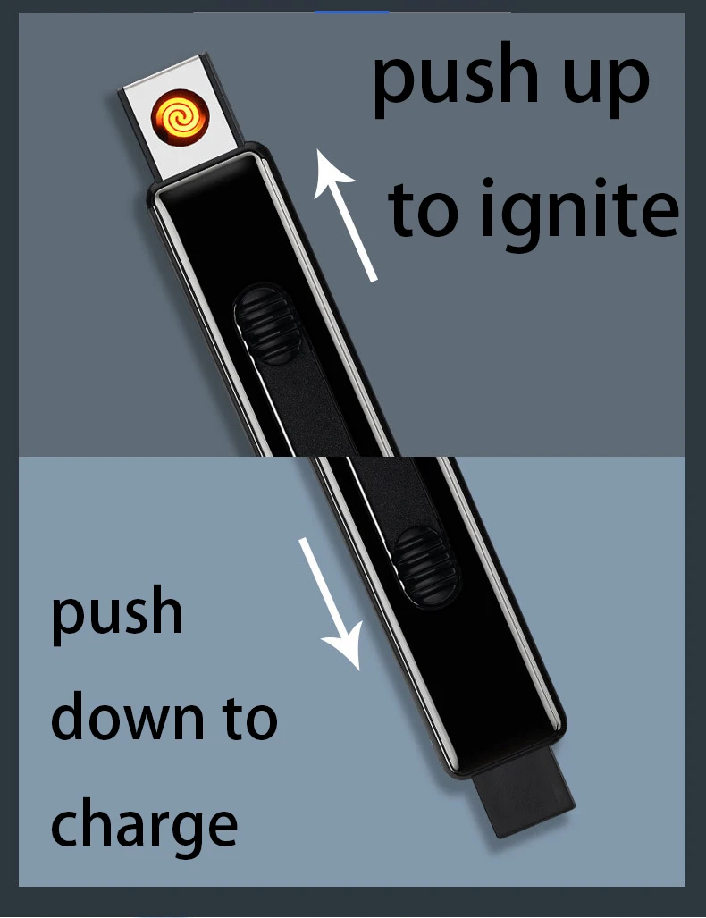 Tunsten турбо USB Зажигалка для сигарет курить тонкий размер с Usb зарядкой Электрический подарок для друга