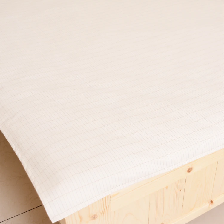 Заземленный плоский лист с заземлением Соединительный шнур Естественное здоровье и здоровая энергия земли, натуральный бежевый