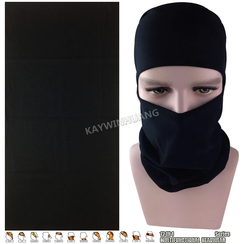 Экспресс Доставка 100 шт./лот (Mix Model OK) Классическая однотонная черная шапочка шарф