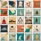 С изображениями главных героев новейших Животные слон лев тигр маска ленивого Пингвин Акула собака КИТ 