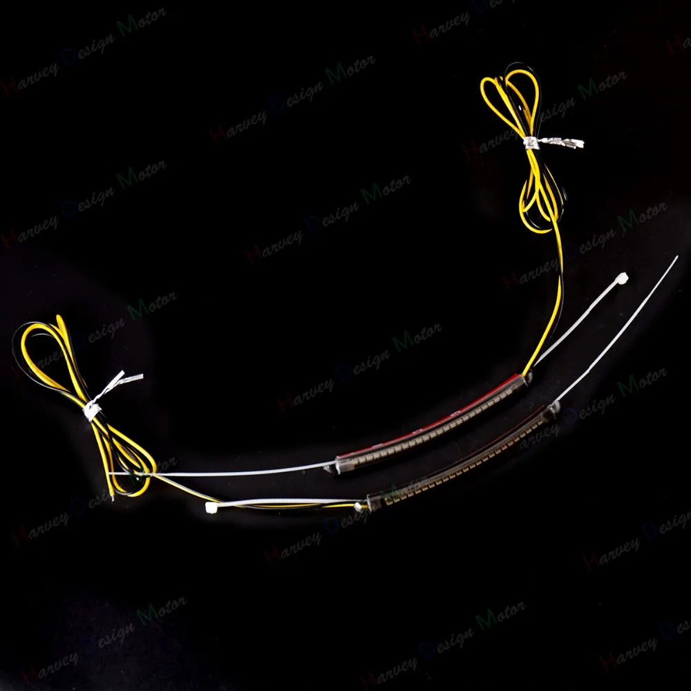 1 пара светодиодных вилок 39 мм 41 дневные ходовые огни и дымчатые линзы для Harley 883