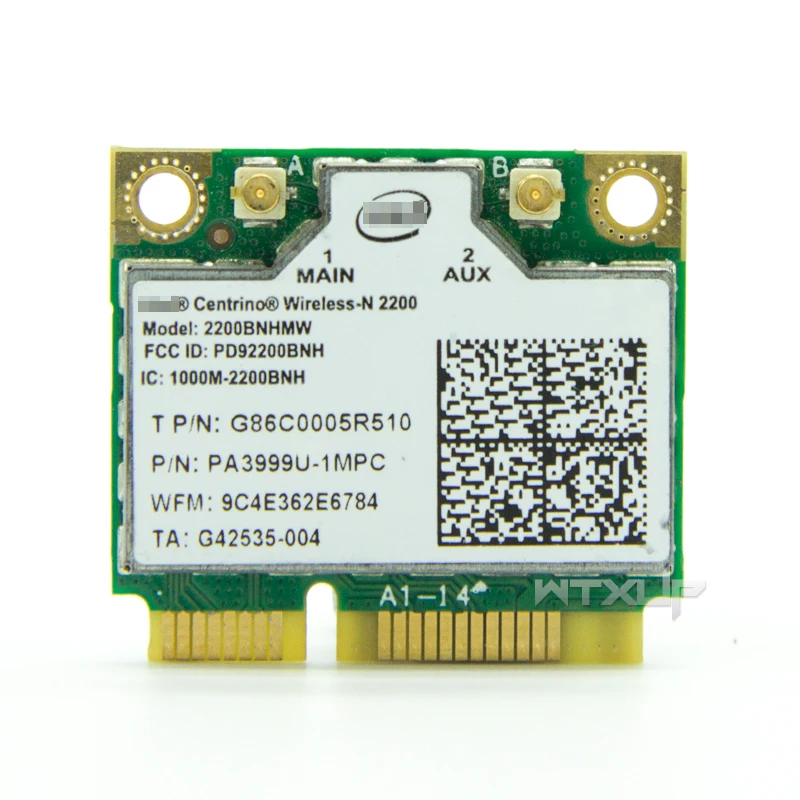 Мини PCI e беспроводной N для Intel Centrino 2200BNHMW Wi Fi Wlan карта 300 Мбит/с 802.11b/G/N адаптер|mini pci-e