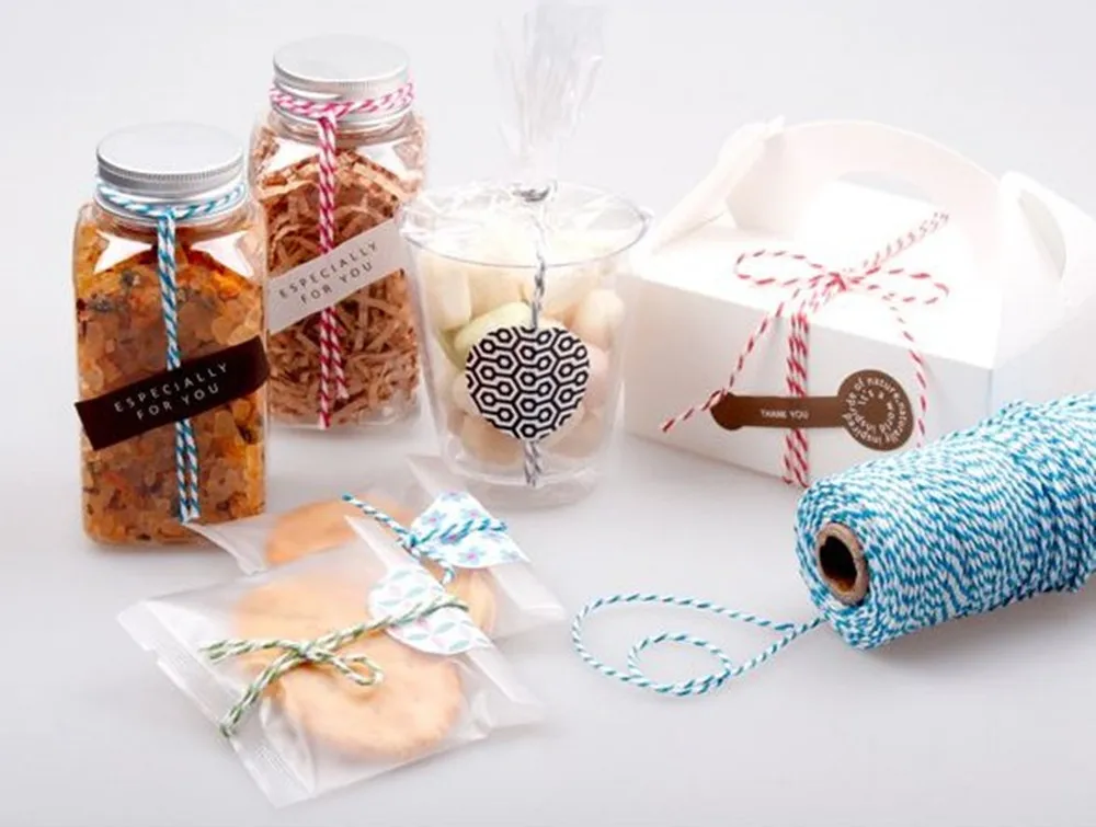 DIY 100meters/roll 2ply Bakers Twine String Cotton Cords Rope for Home Handmade Christmas Gift Packing Craft Projects Wholesale | Дом и сад