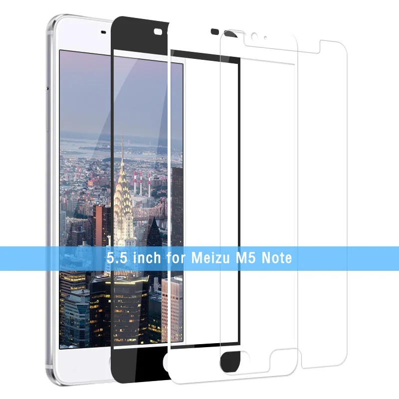 Защитное закаленное стекло для Meizu M5 Note экрана защитное полное покрытие Blue Charm Note5
