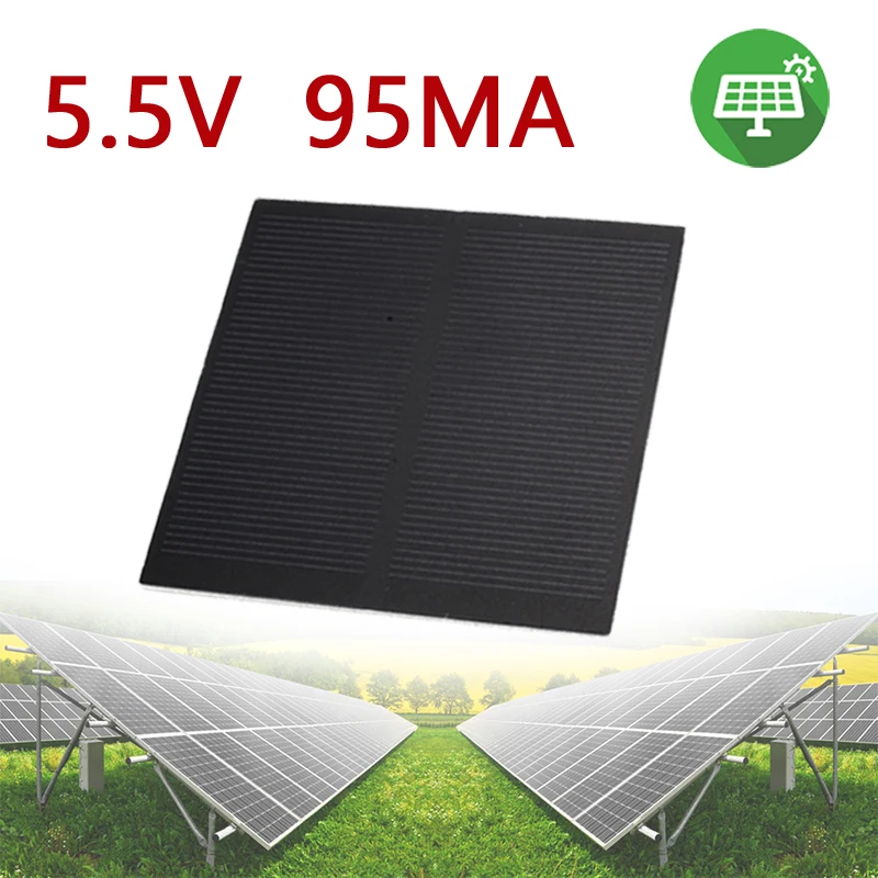 5 V 95MA Солнечная Панель зарядное устройство наружная световая тарелка из матового