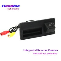liandlee for audi a4 a4l 2012 2018 car rearview reverse camera rear view backup parking cam integrated trunk handle