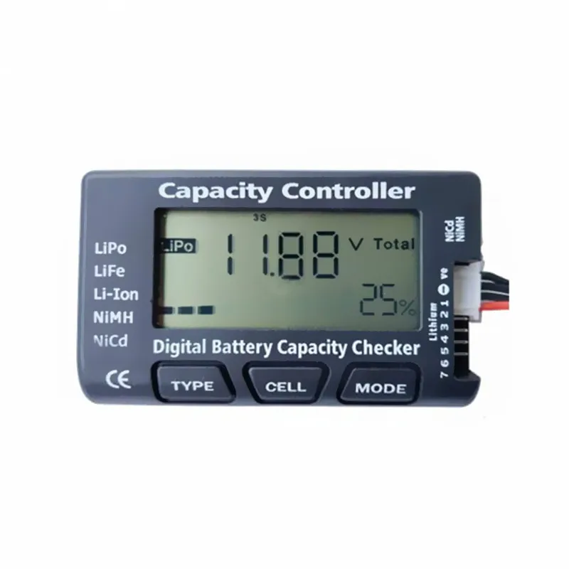 IPiggy CellMeter-7 цифровой регулятор емкости батареи LiPo LiFe Li-Ion Nicd NiMH тестер напряжения |