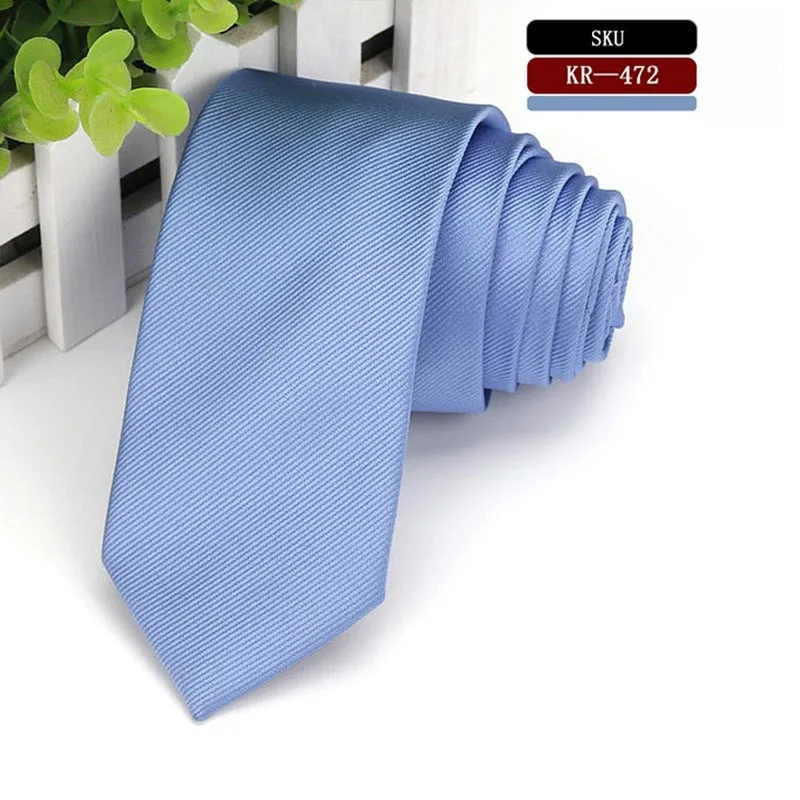 KR456-477, 6 см, брендовые, полиэфирные, шелковые галстуки, мужские, тонкие, обтягивающие, узкие, костюмы, галстук, однотонный, желтый, красный, темно-синий, фиолетовый, вечерние галстуки