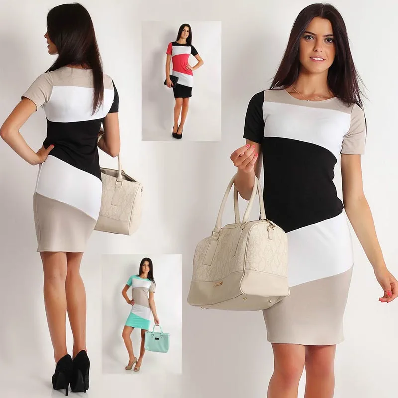 2017 Новинки для женщин летние Bodycon Элегантные Пром офисная одежда работы платье