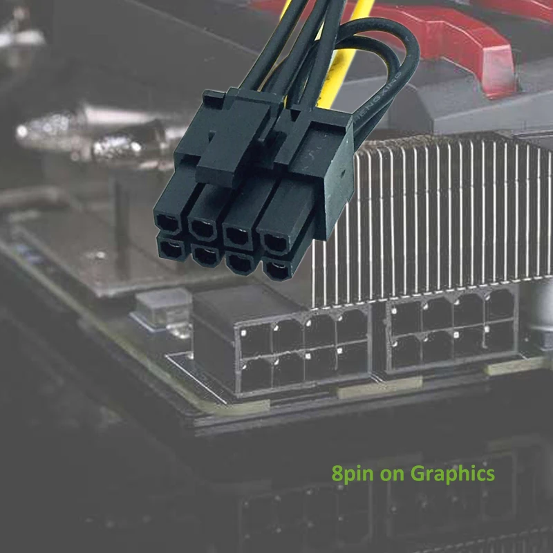 ULT Best 5 шт./лот PCI E PCIE 6P гнездо на 2 порта двойной 8pin 6 + p Male GPU Graphics видеокарта Майнер