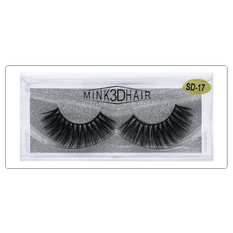 Настоящие норковые ресницы Xinleyong 3D натуральные накладные 3d мягкие для