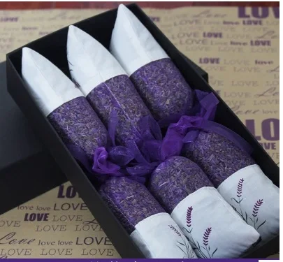 Лавандовые мешочки с натуральными сушеными цветами для сна в машине одежды