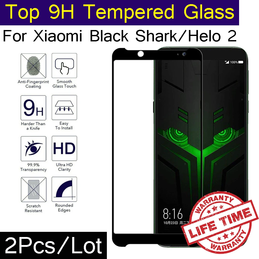 2 шт./партия полный охват изогнутый край к краю для Xiaomi Black Shark Helo HD тонкое