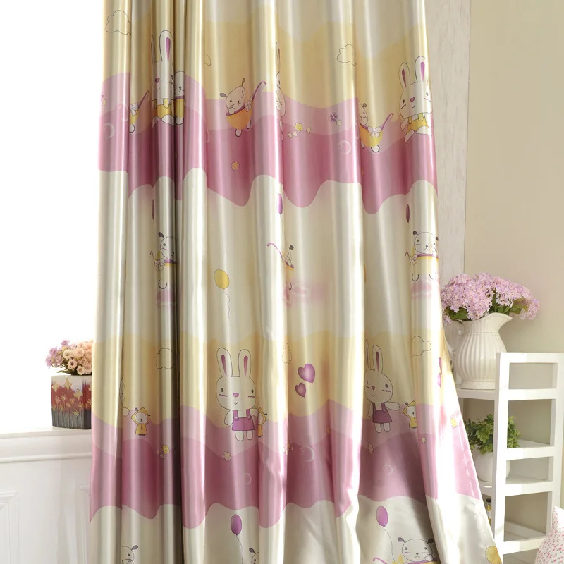 Ферма печать занавес черный шелк тени Окно пряжа окно гостиная занавеска s для