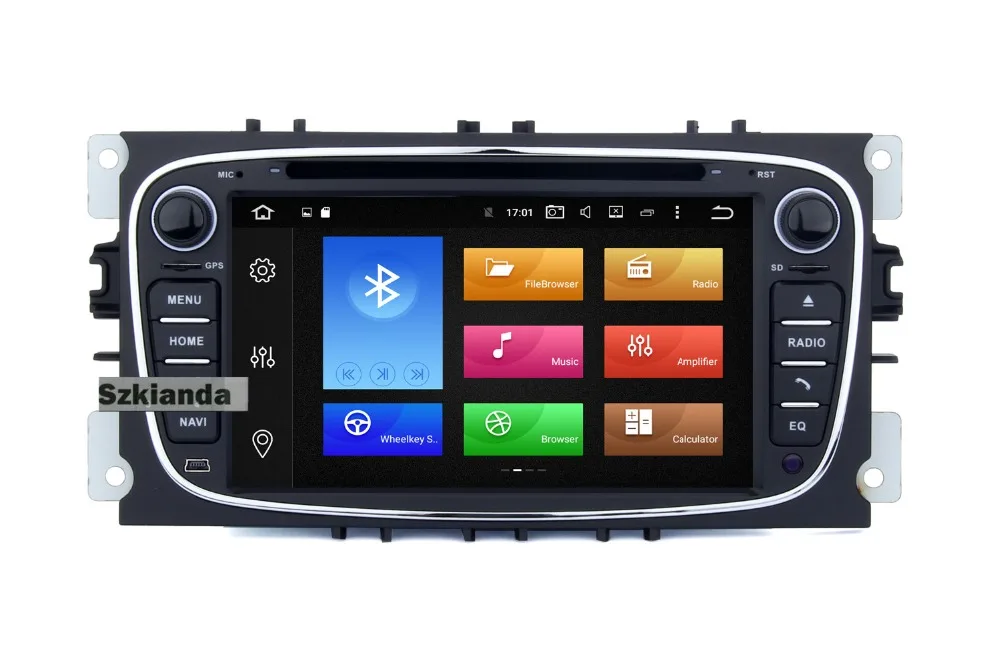 4G+ 64G Автомобильный мультимедийный плеер Android 9 gps автомобильный dvd-плеер с двумя цифровыми входами для FORD Focus S-MAX Mondeo C-MAX Galaxy wifi Автомобильный компактное минирадио DVR
