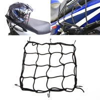 motorcycle luggage net bike 6 hooks hold down fuel tank luggage mesh web styling