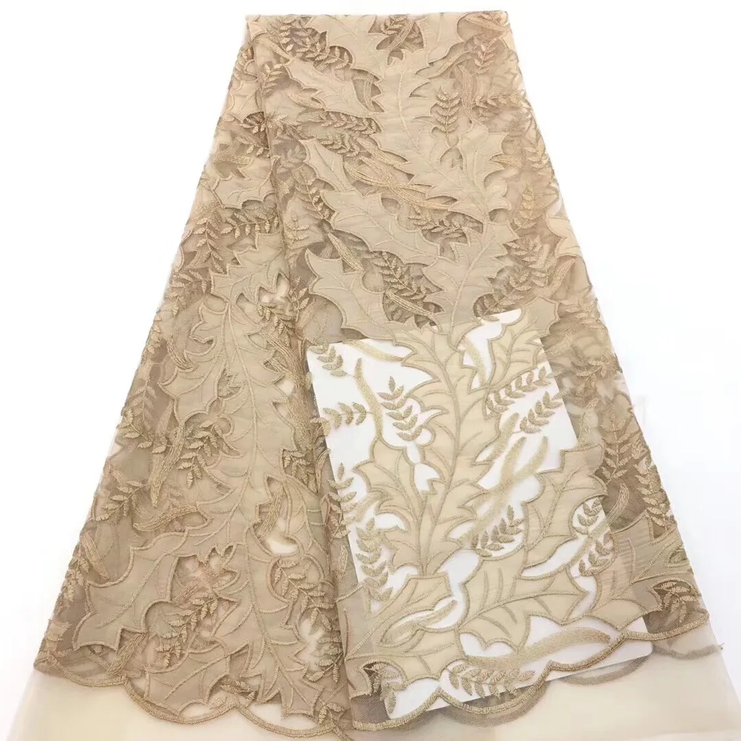 Африканская кружевная ткань 2019 вышитая в нигерийском стиле Свадебная